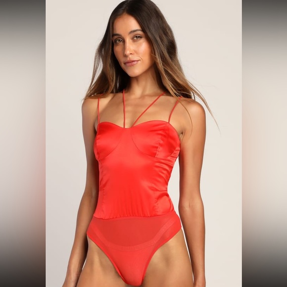 Lulus Satin body suit - Picture 2 of 6